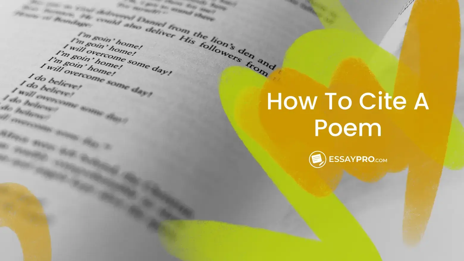 How to Cite a Poem